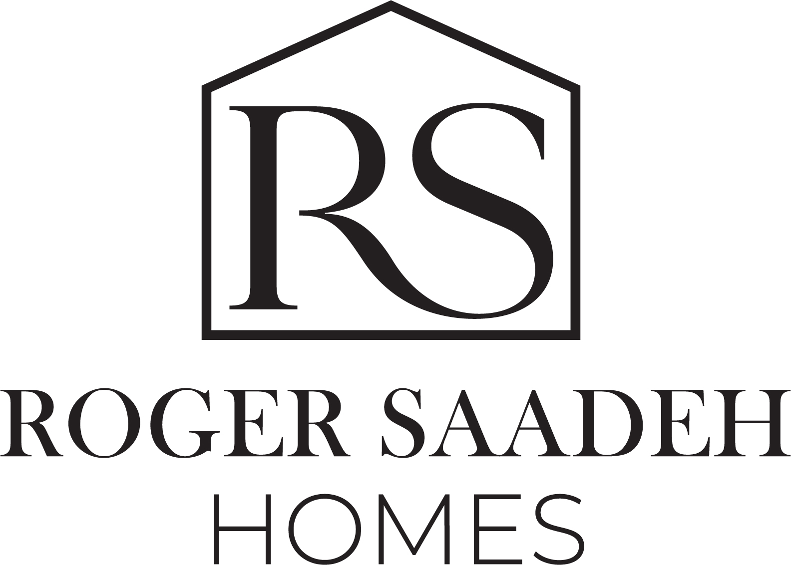 Roger Saadeh Homes - RGB_Black